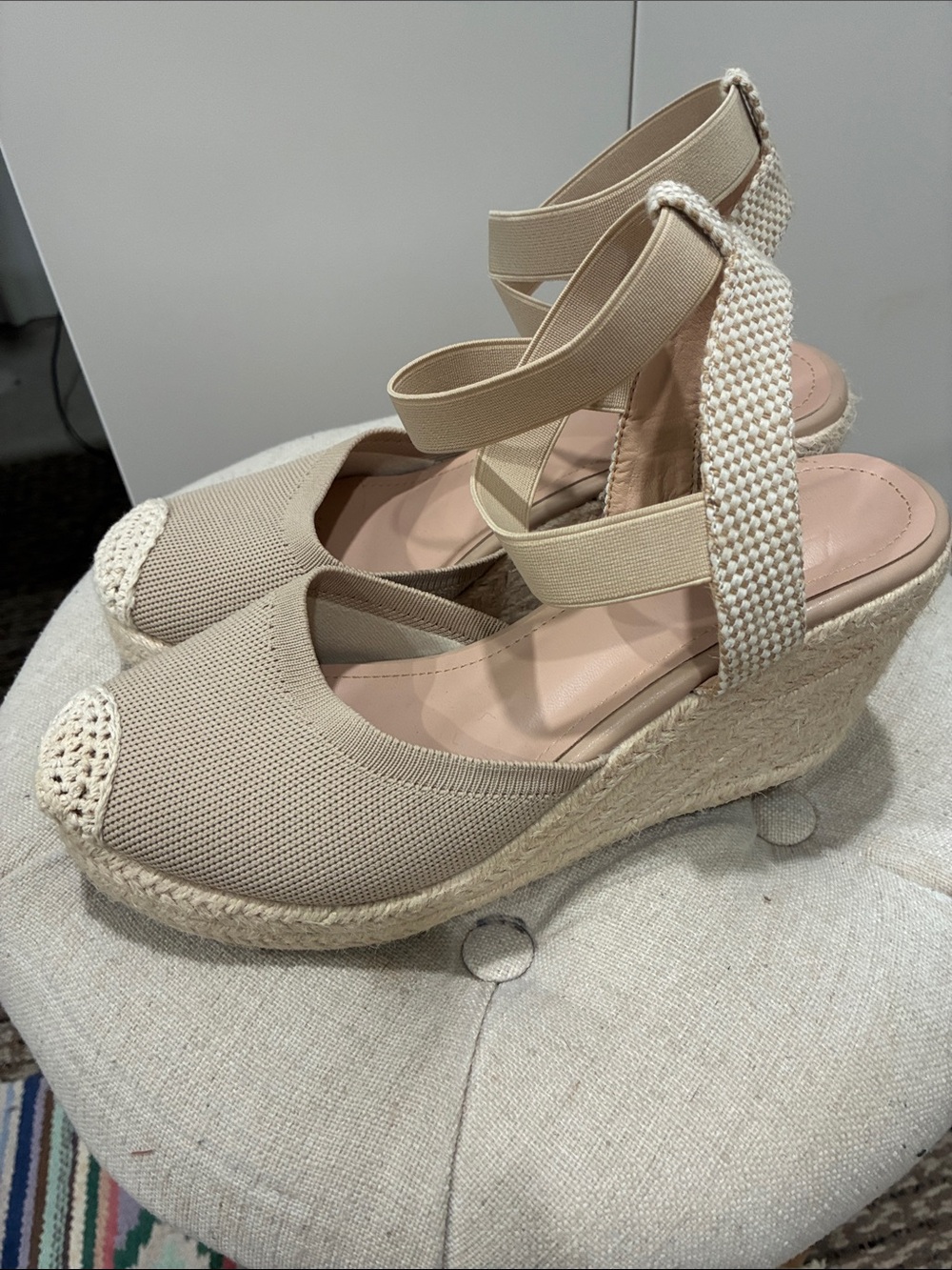 Espadrille wedge sandals